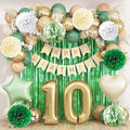 Sage Green 10th Birthday Decorations by KAINSY