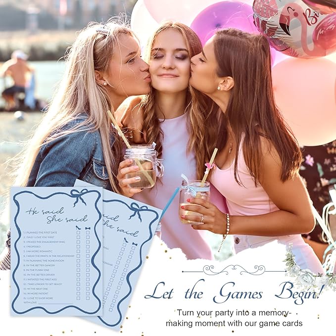 DEEKA 30 PCS Bridal Shower Games Card - Image 5