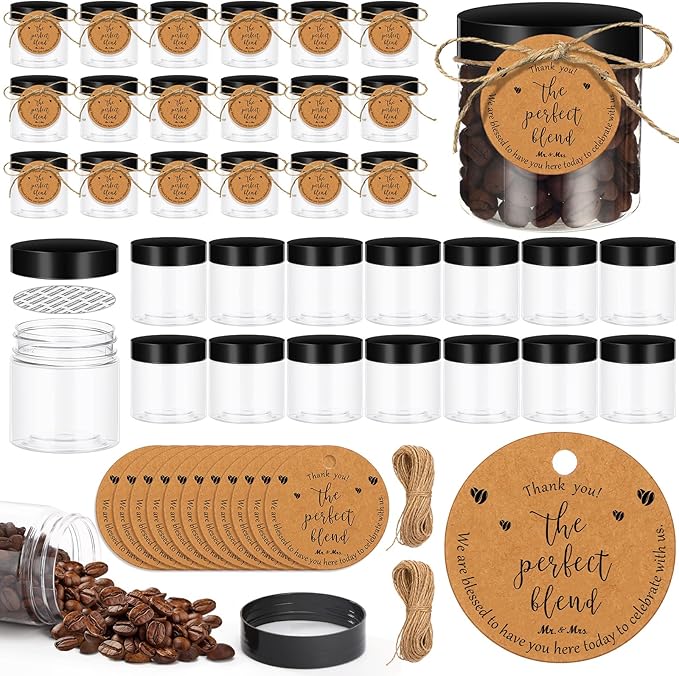 102 Pcs Coffee Bean Wedding Favors by FoldTier