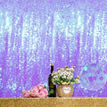 JYFLZQ Lavender Payette Sequin Backdrop Curtains 8ft x 8ft Glitter Shimmer by JYFLZQ
