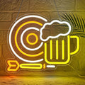 Beer Darts Neon Sign, Neon Signs by YourVibeYourNeon