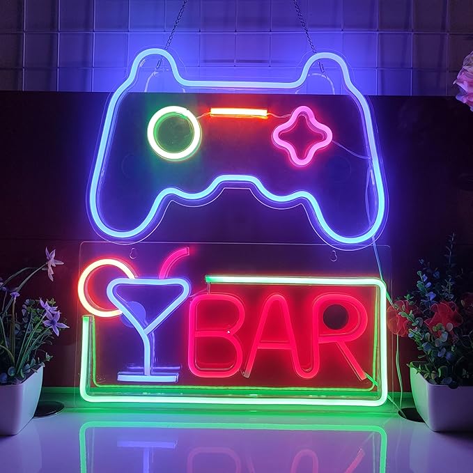 JYWJ BAR Neon Sign, USB Interface - Image 6