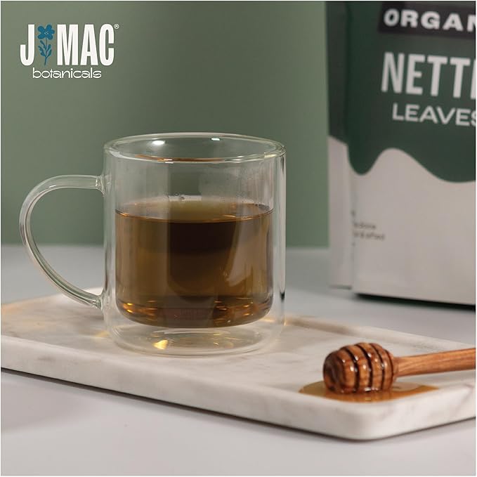 J MAC BOTANICALS Organic Nettle Leaf Herbal Tea - 16 oz Certified USDA Organic - Image 3