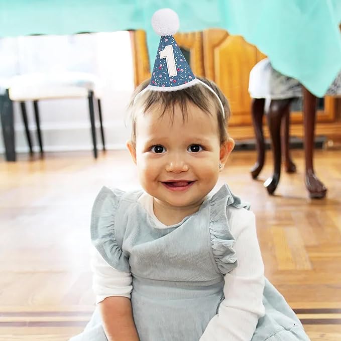 WAUAO Floral 1st Birthday Hat - Image 4
