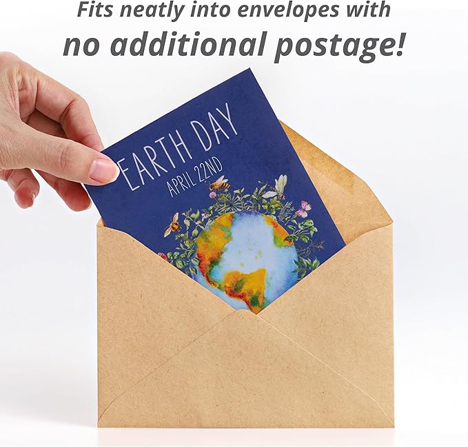 Bentley Seed Co. | Earth Day Planet Pollinator Flowers | Illustrated Bee - Image 3