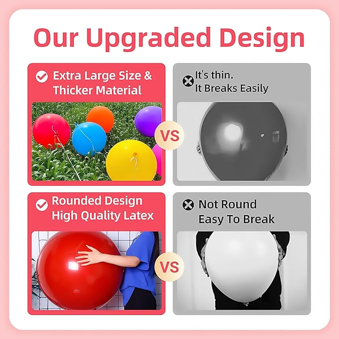 Giant Heavy-Duty 36-Inch Balloons - Image 2