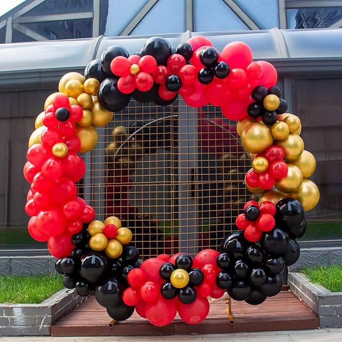 KAWKALSH Red Balloon Arch Kit 111Pcs 18 12 5 Inch Latex Party Balloons Garland - Image 4