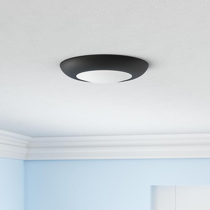 10 Packs 4 Inch Black LED Low Profile Recessed & Surface Mount Disk Light - Image 2
