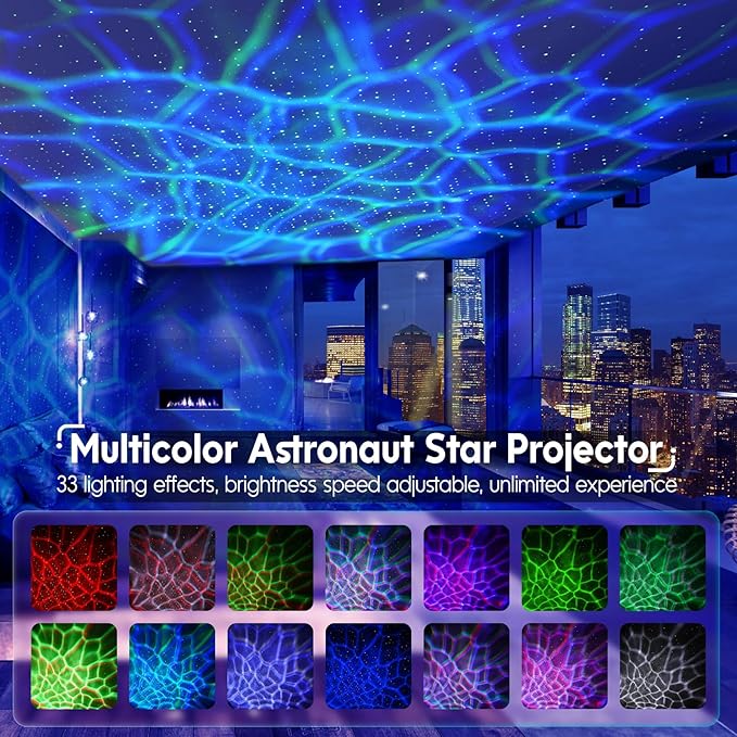 Rossetta Astronaut Galaxy Projector Night Light - Image 3