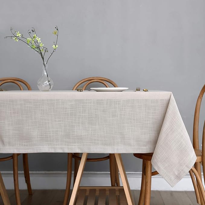 maxmill Lux Faux Linen Tablecloth - Image 2