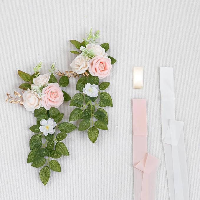 10 Wedding Aisle Decorations for Wedding Ceremony Pink Wedding Chair - Image 5