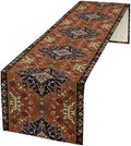 Vintage Boho Orange Table Runner, Country Rustic Farmhouse Magical Abstract by Unknown