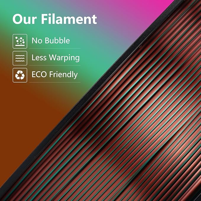 Kingroon 16KG PLA Filament Bundle+Triple Color Silk PLA Filament Bulk 3D - Image 9