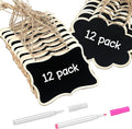 Uniclife 24 Pack Mini Chalkboard Signs by UnicLife