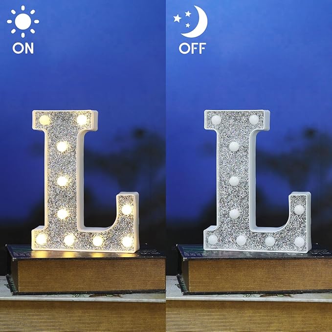 Glitter Light Up Signs for Events, Promotion or Engagement Decor - Image 2