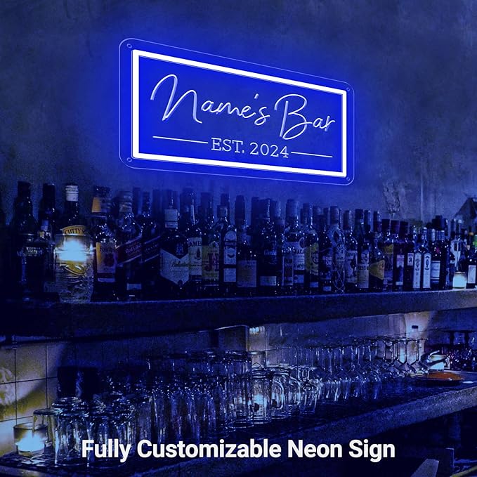 Custom Bar Neon Sign, Personalized LED Beer Signs - Image 3