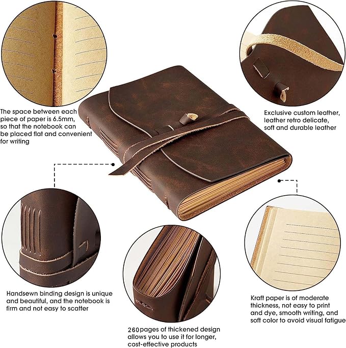 Genuine Leather Notebook - Image 2