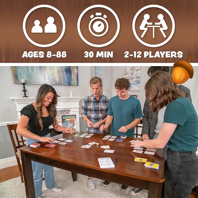 Squirrel Products Completely Nuts Fast Paced Party Game, Card Game - Image 2