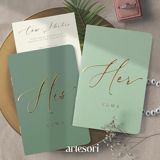ARTESORI Premium Wedding Vow Book - Image 6