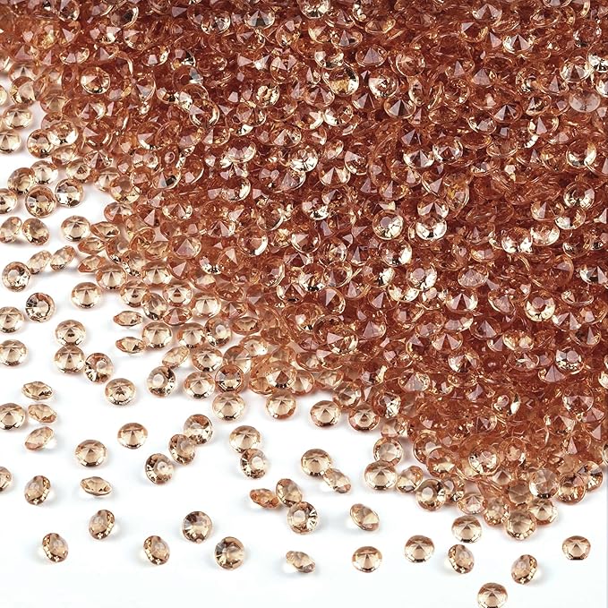 10000Pcs Crystal Acrylic Diamond Fake Gems Vase Filler, 4.5mm Faux Diamonds by Unknown