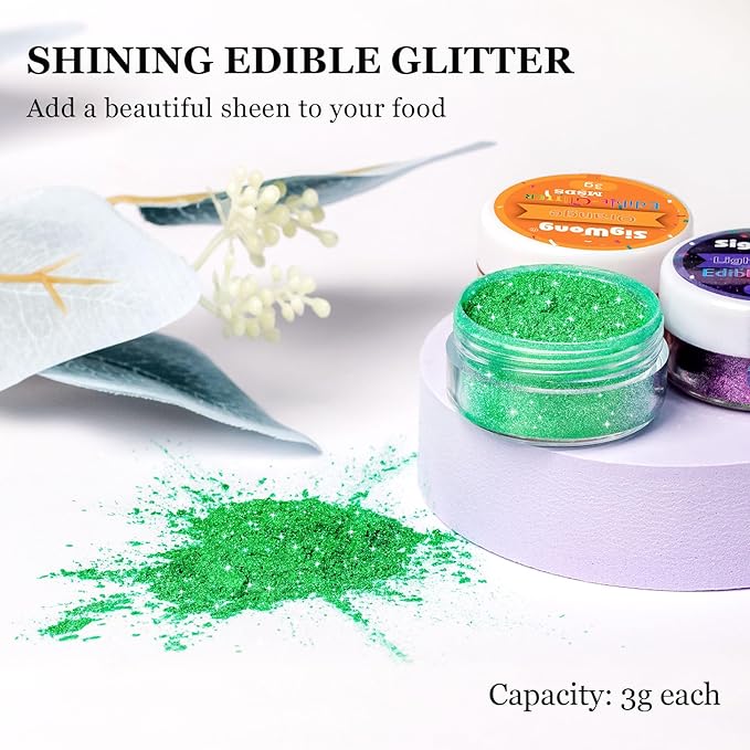 Edible Glitter Set, Sprinkles Edible Glitter - Image 4