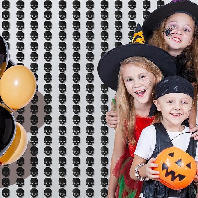 CANREVEL 2 Pack 3.2x6.5 Feet Halloween Foil Fringe Backdrop Curtains, Fringe - Image 5