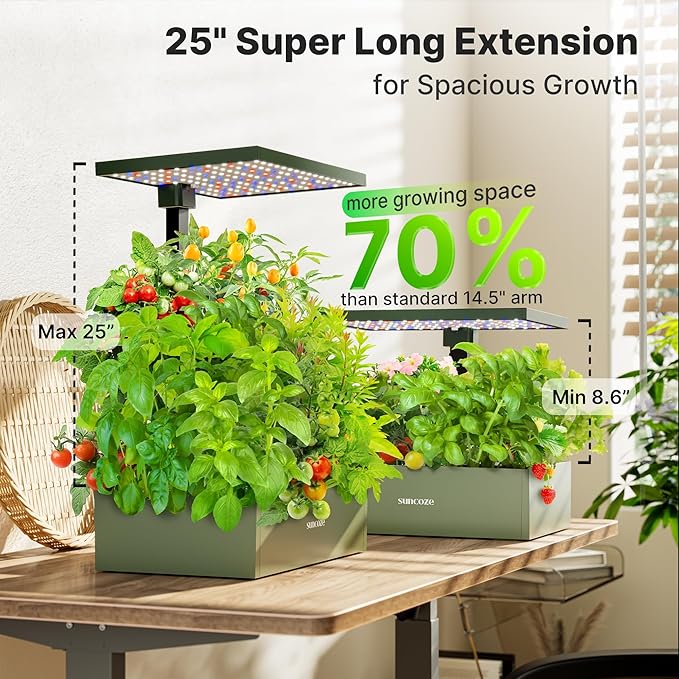 SUNCOZE Hydroponics Growing System Kit 20 Pods, Indoor Herb Garden - Image 3