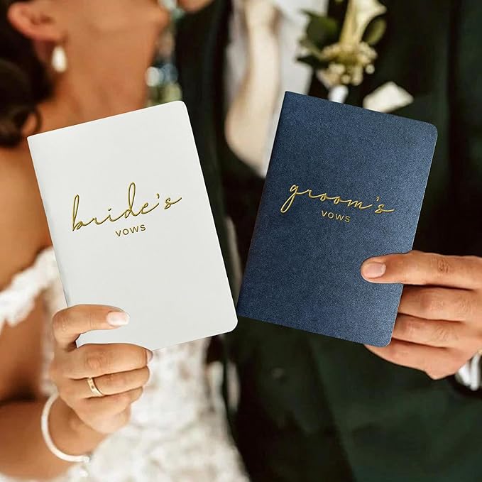 Vow Books His and Hers Wedding Vow Books Bride and Groom Vow Books Wedding - Image 6