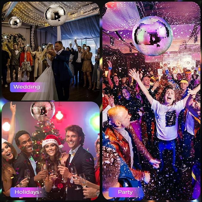 16inch Large Mirror Disco Ball - Image 7