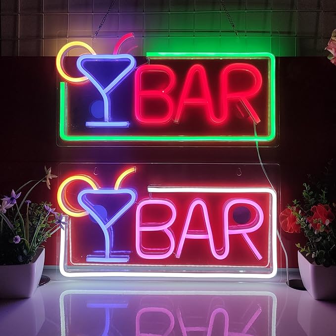 JYWJ BAR Neon Sign, USB Interface - Image 5