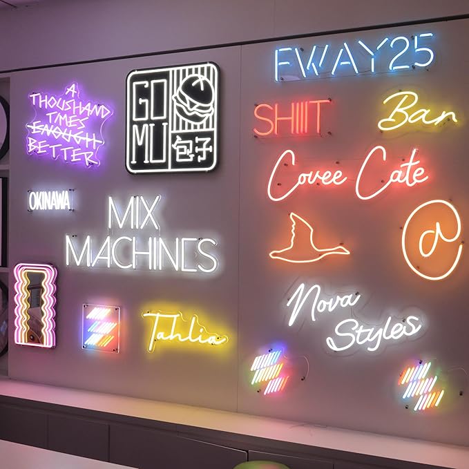 Custom Neon Signs, Custom LED Neon Sign Customizable by Hogruppe