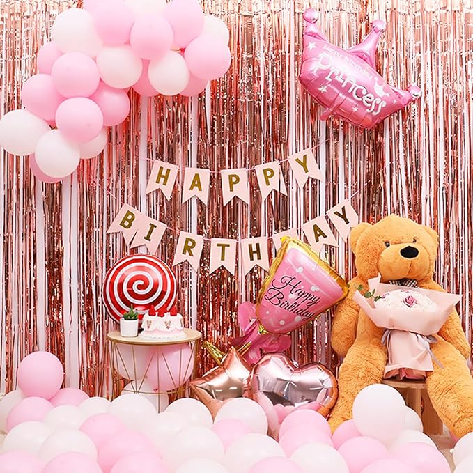 QRabbit 4 Pack Backdrop Curtains, Party Streamers - Image 6