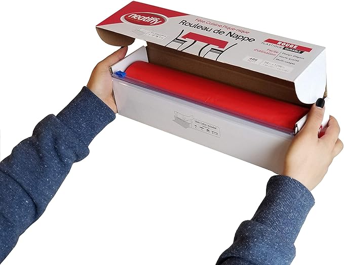 Neatiffy Disposable Plastic Table Cloth Roll | 54 in x 108 Ft Waterproof - Image 9