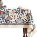 patdrea Designer Blue Small Tablecloth by Welcometopatdrea