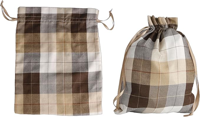 Large Fall Burlap Bags with Drawstrings - Image 7
