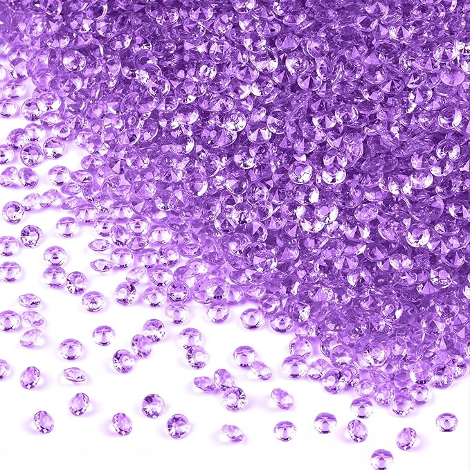 10000Pcs Crystal Acrylic Diamond Fake Gems Vase Filler, 4.5mm Faux Diamonds by Unknown