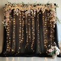Fomcet Black Tulle Backdrop Curtains by Fomcet