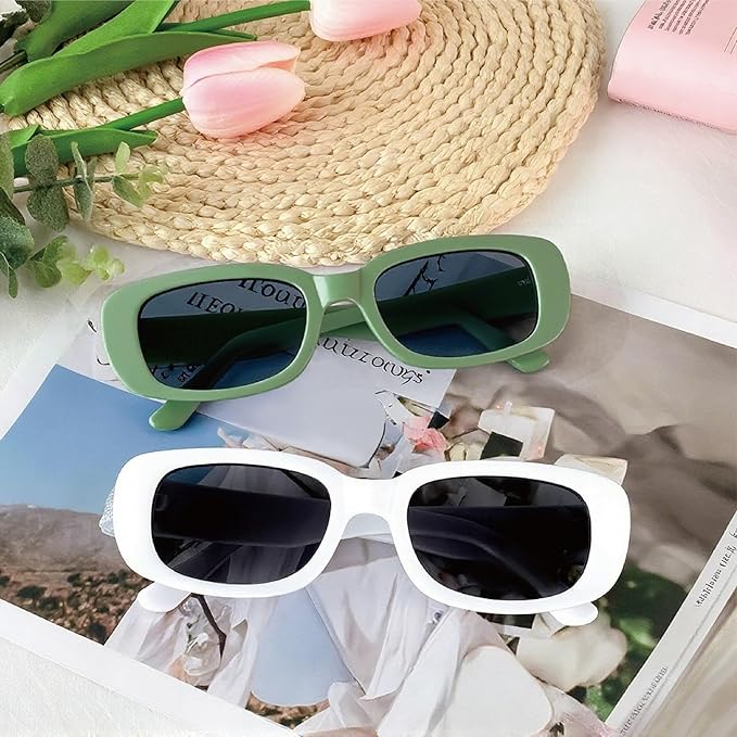 Bride's Babes Bachelorette Sunglasses, Bridesmaid Sunglasses, 10 Pack Rectangle - Image 7