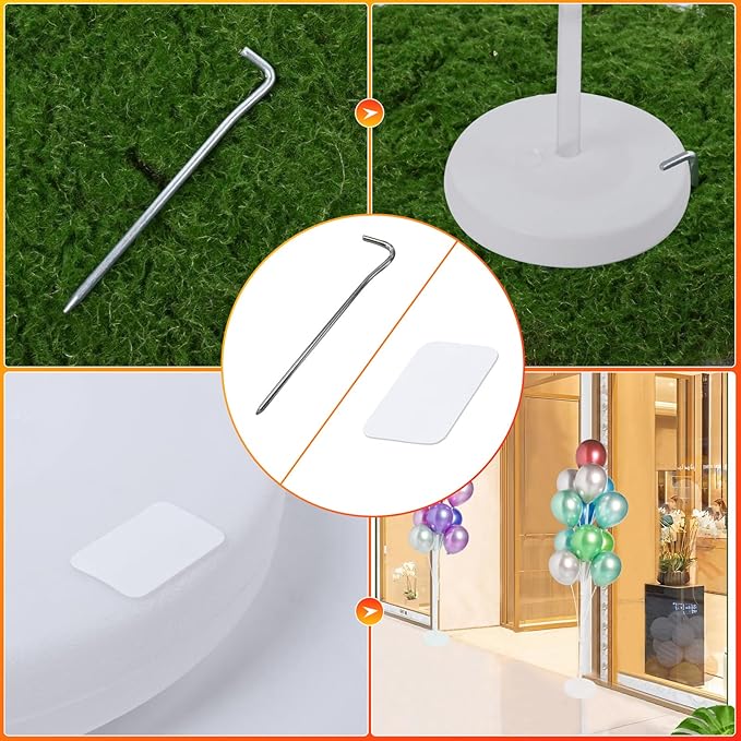 4 Sets of Balloon Stand Kit - 62in Balloon Stands - Image 9