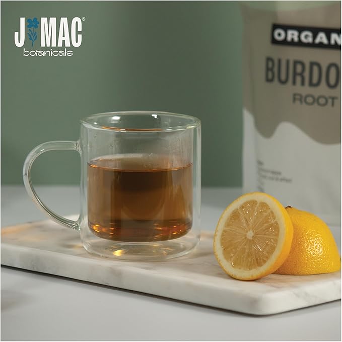 J Mac Botanicals, Organic Burdock Root Tea, Certified USDA Organic Burdock Root - Image 3