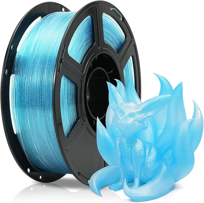 FLASHFORGE Translucent Glitter PLA Mermaid Tears Filament, Shiny Sparkling by FLASHFORGE