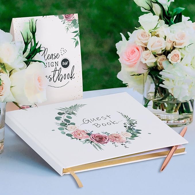 Vienrose Wedding Guest Book Set - Image 2