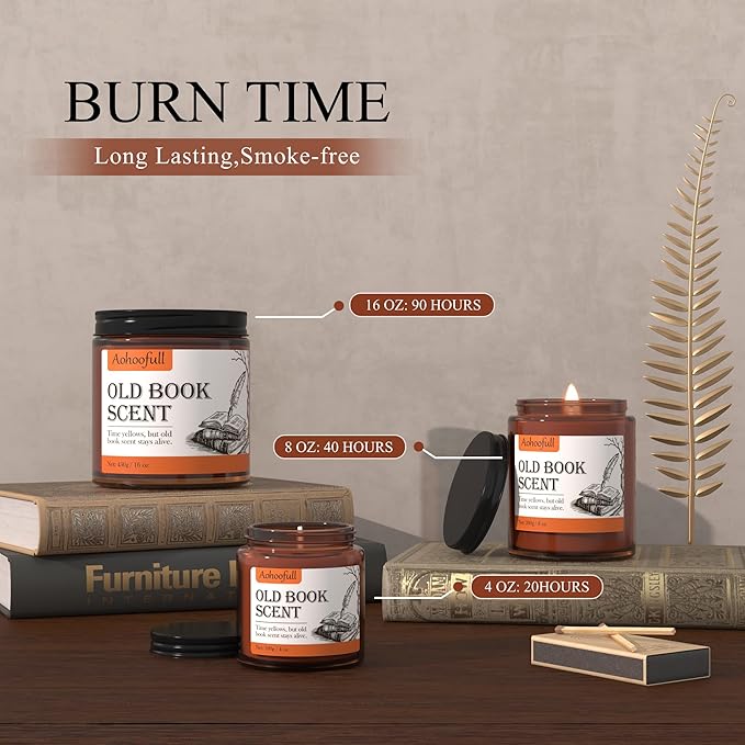 Scented Candles Gifts for Book Lovers, Soy Wax Candles, Inspired Gift Ideas for - Image 2