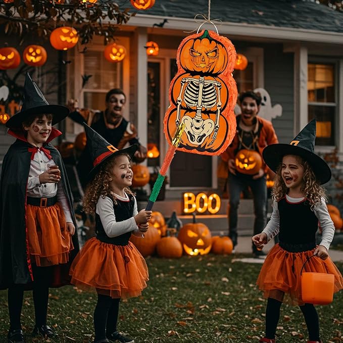 WERNNSAI Halloween Skull Piñata - Image 7