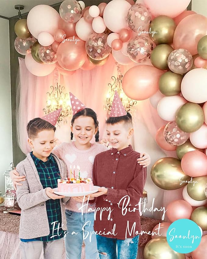 Soonlyn Rose Gold Balloons - Image 8