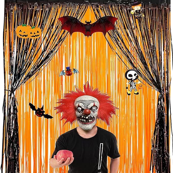 Foil Fringe Curtains Halloweens Decorations - Image 9