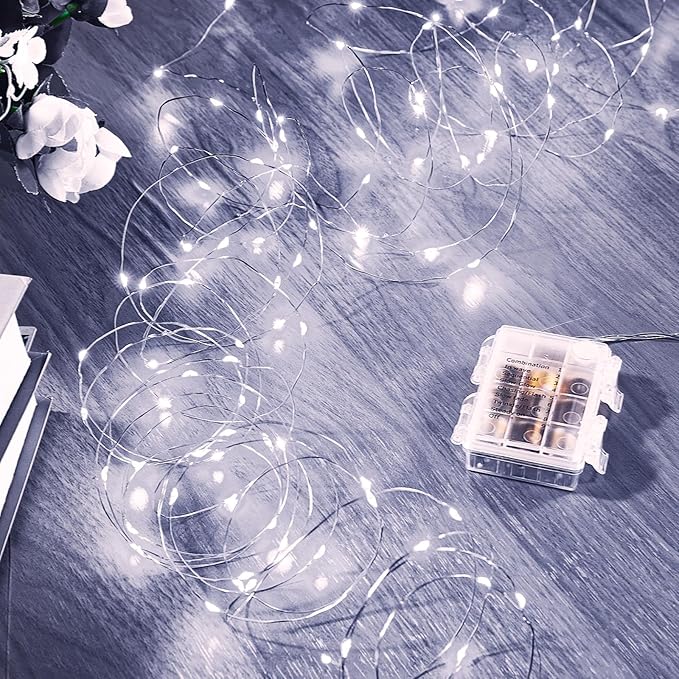 1 Pack 65.6 Ft. Battery Operated Outdoor String Lights - Image 2
