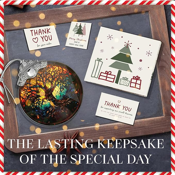 Tree of Life Christmas Ornaments, Christmas Tree Decorations, Holiday Decoration - Image 3