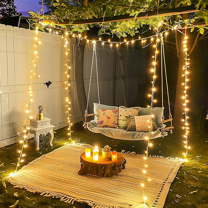 JMEXSUSS 230ft 720 LED Warm White Christmas String Lights Outdoor, Plug-in - Image 6