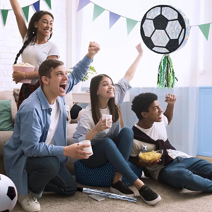 WERNNSAI Soccer Ball Piñata-Soccer Party decoration Piñata - Image 7